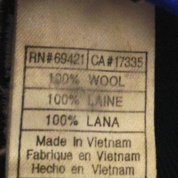 Cincinnati Bengals NFL Cap Hat Men 7 1/2 Black Wool Fitted Embroidered Spellout - Picture 9 of 9